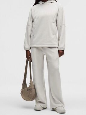 Lululemon Plush Velour Oversized Half Zip & Pants Set